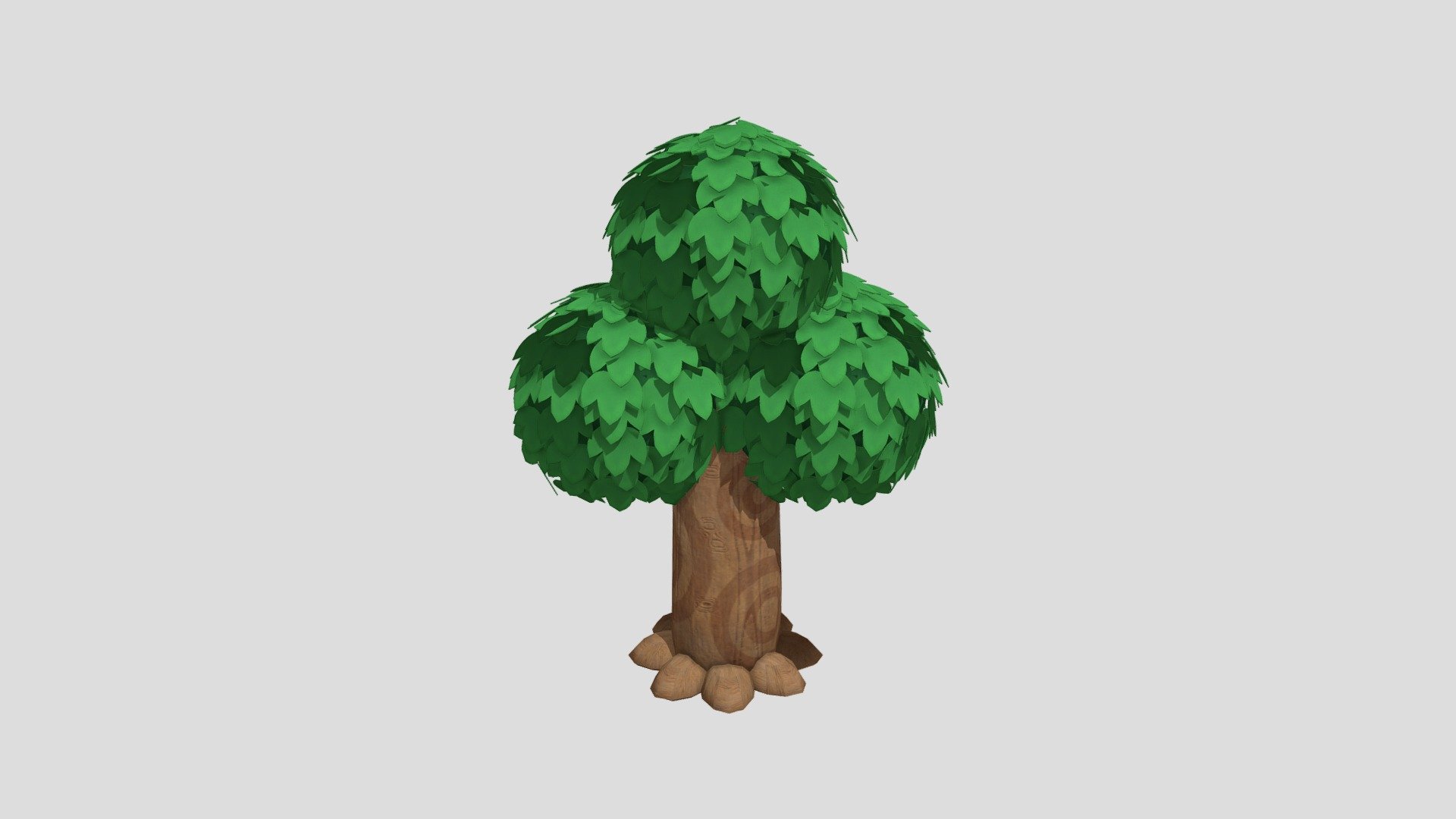 Animal Crossing tree 3D model by Leila (LeilaAlise) [d367528
