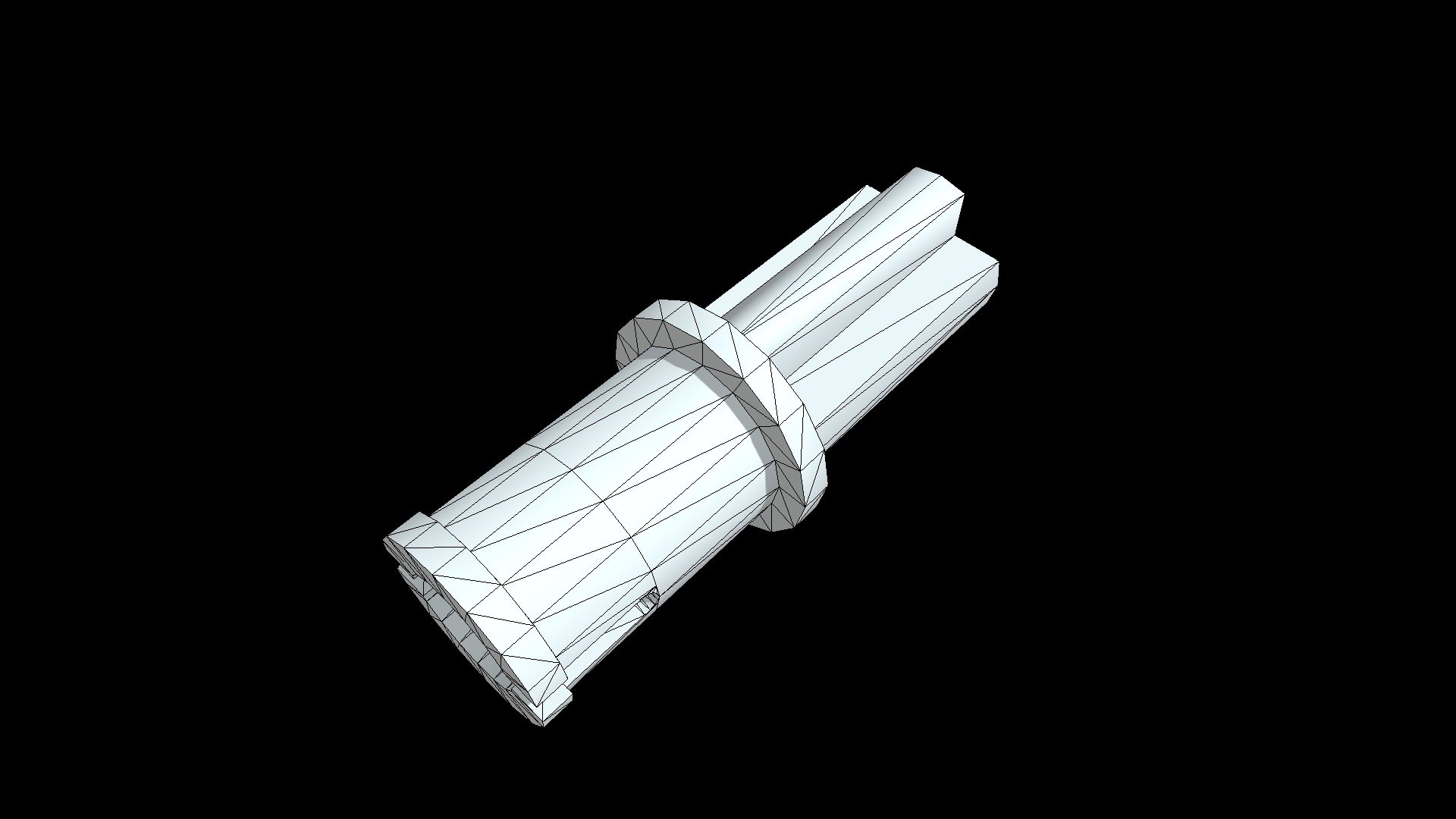 Axle 1L with Pin without Friction Ridges