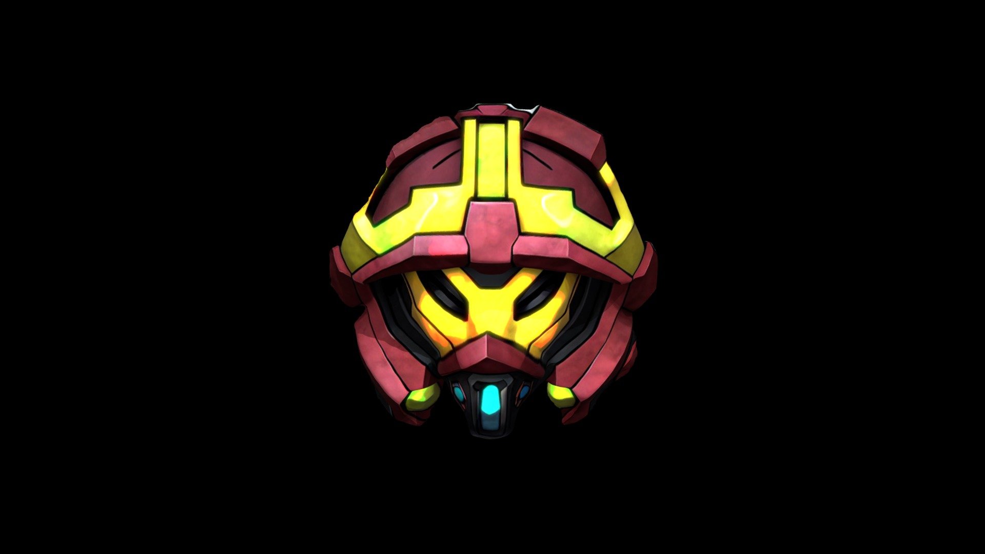 Helmet Mask Robot Cartoon 2295 - Download Free 3D model by klrxyz ...