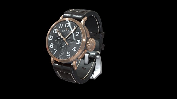 Zenith Type 20 Annual Calendar Ref. 87.2430.4054 3D Model