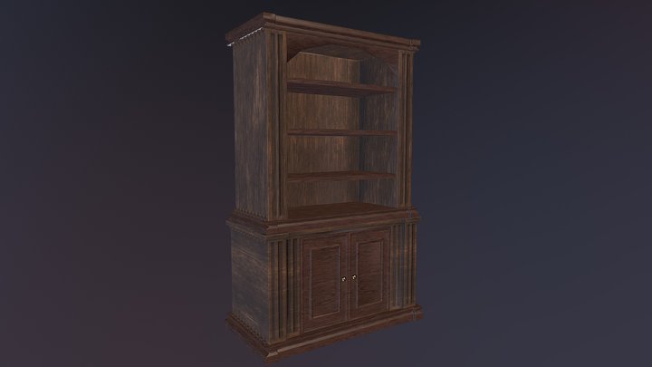 Vintage shelving 3D Model