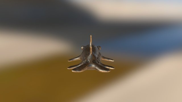 Chiriqui Shark Pendant 3D Model