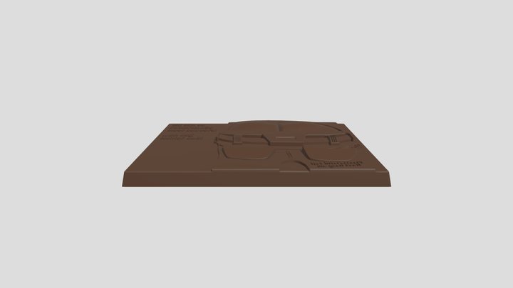Kempeneers chocolade tablet V2-3 3D Model