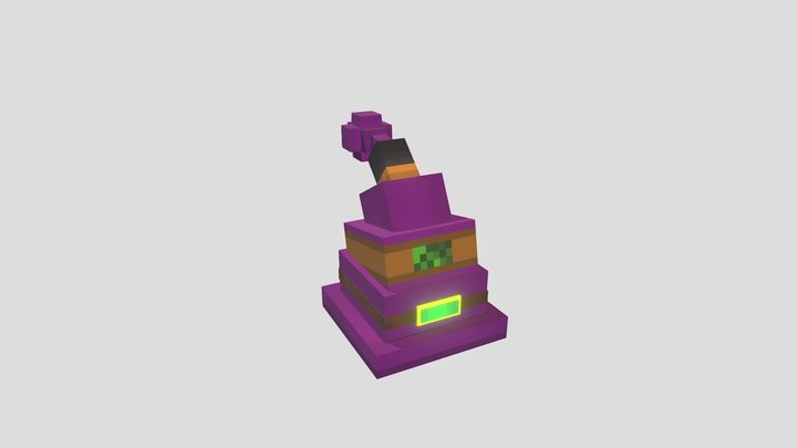 Witch hat/Chapéu de Bruxa 3D Model