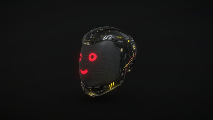 DW LCD Helmet 3D Model