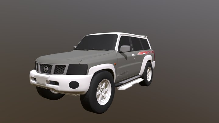 Nissan Patrol VTC 2019 3D Model