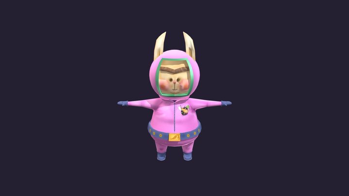Star Bunny - Space Forager 3D Model