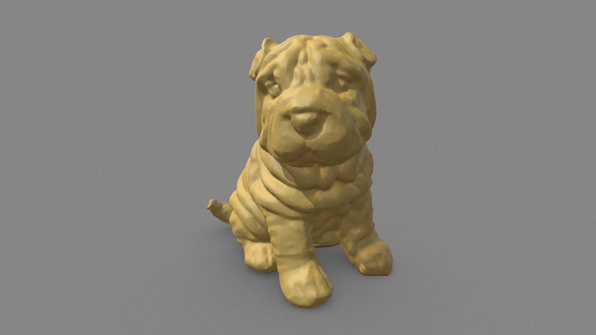 bulldog - 3D model by triangle_threed [d36aed7] - Sketchfab