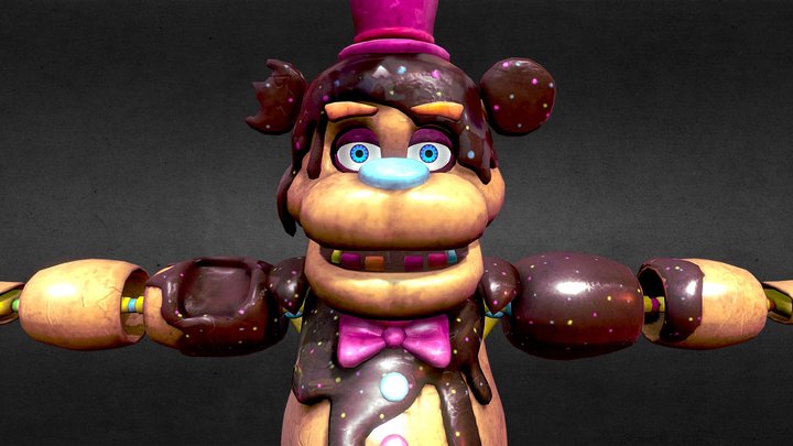 CHOCOLATE FREDDY | FORSAKEN AR: FACTORY RESET 3D Model