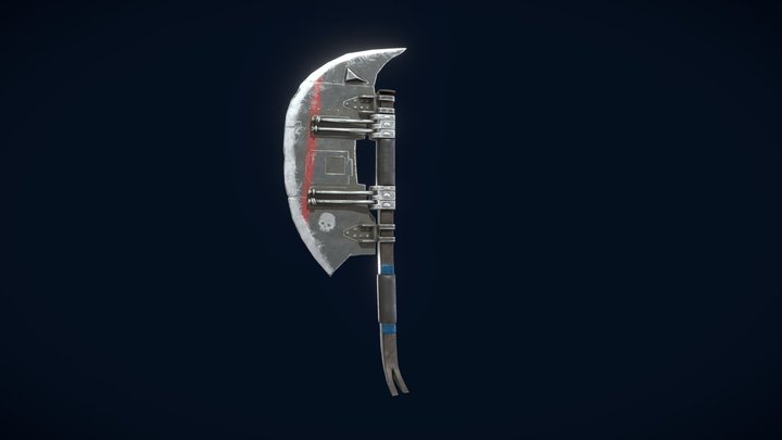Metal Axe 3D Model