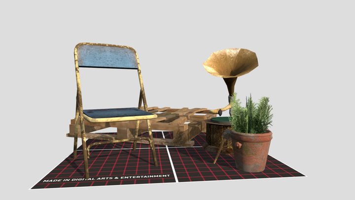 DAE 5 Finished props - Naples 3D Model