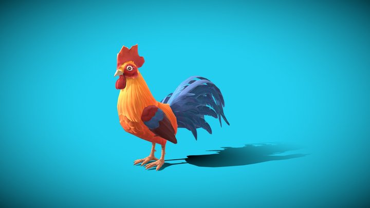 rooster tutorial result 3D Model