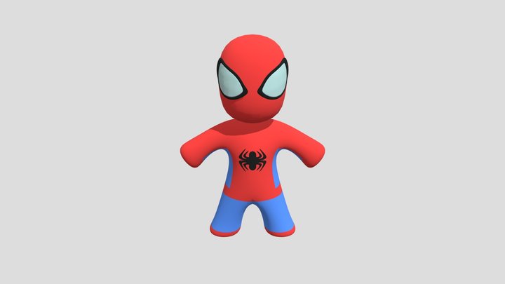 Spider-plushie 3D Model