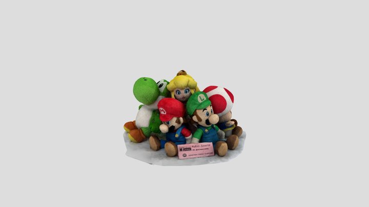 Super Mario Bros Crew 3D Model