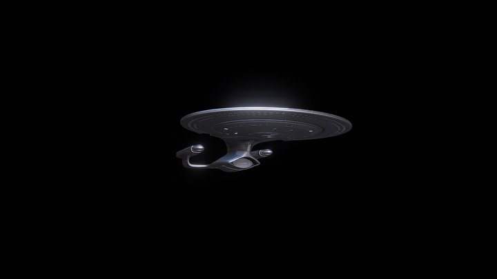 U.S.S. Enterprise NCC-1701-D 3D Model