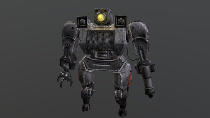 Lethal Company 'Old Bird' Robot Redesign 3D Model