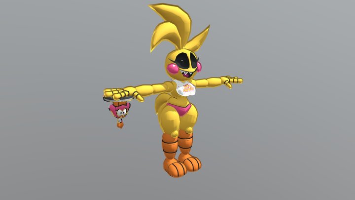 Toy Chica Frickbears – Kostenloses 3D-Modell STL