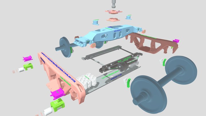 CASNUB BMBS  Bogie  on your finger Tips.. 3D Model