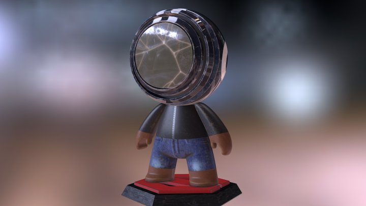 Crashed Rider 3D Model