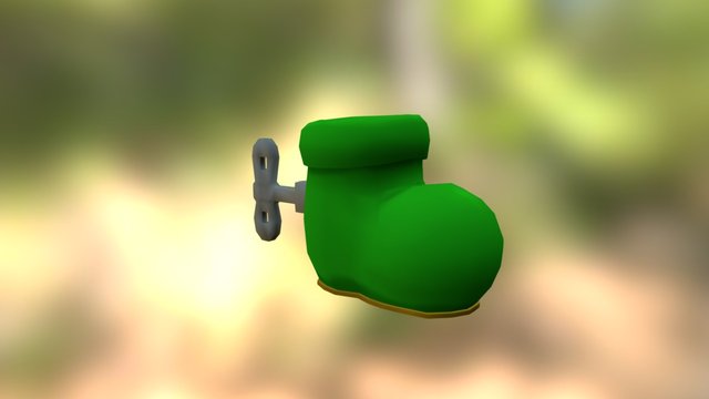 Mario Boot 3D Model