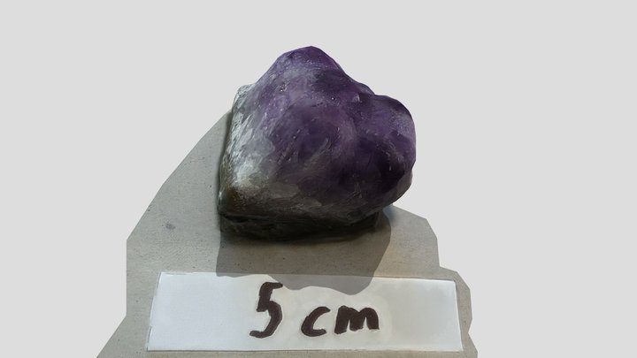 Amethyst hand specimen 3D Model