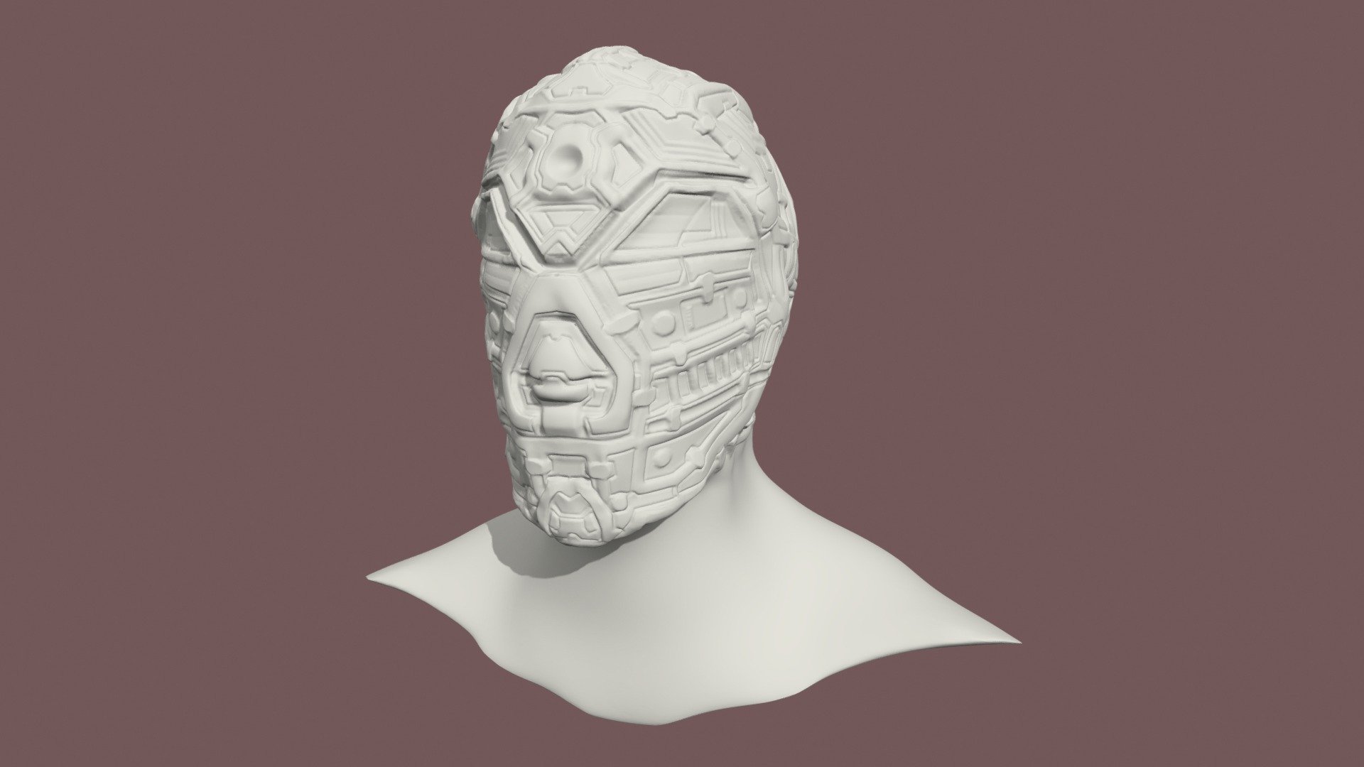Sci Fi Mask Sculpt - Download Free 3D model by AlessioPassera [d374fdb ...