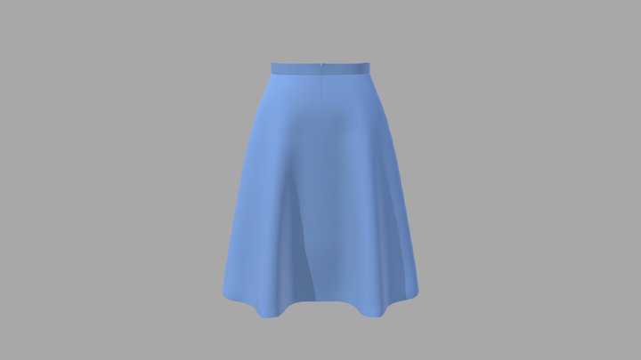 Flare Skirt Test 1 3D Model