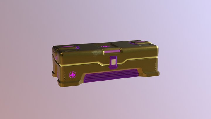 Sci-Fi Crate - Trinkets 3D Model