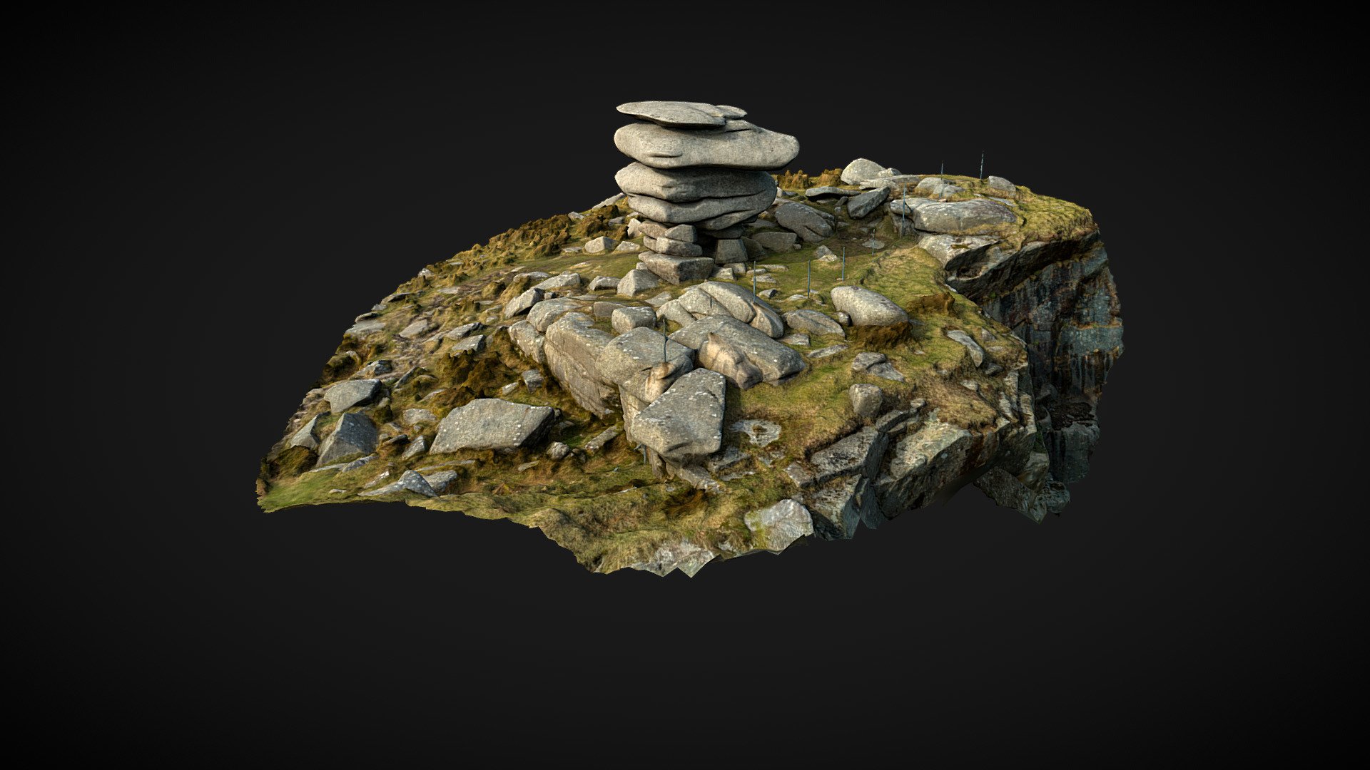 Stowes Hill - Cheesewring - 250K - Buy Royalty Free 3D model by 3deep ...
