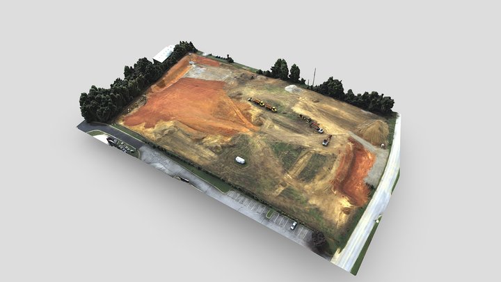 Redeemer Construction Progress – 3D Site Model 3D Model