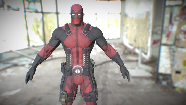 Deadpool 3D Model