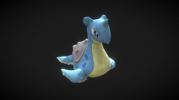 Pokémon Lapras Figure 3D Model