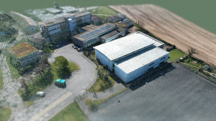 School LiDAR Scan 3D Model