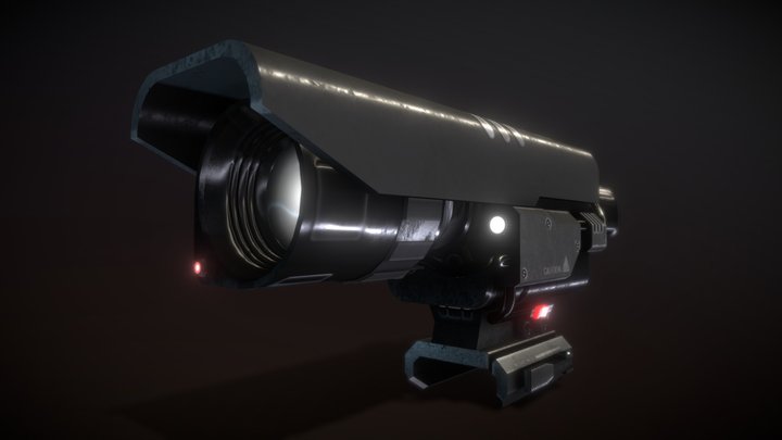 AR Targeting Scope 3D Model