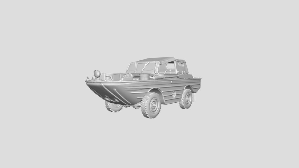 GAZ 46 Soviet Amphibious Jeep USSR 1954