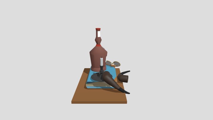 Recreated Scene In 3D 3D Model