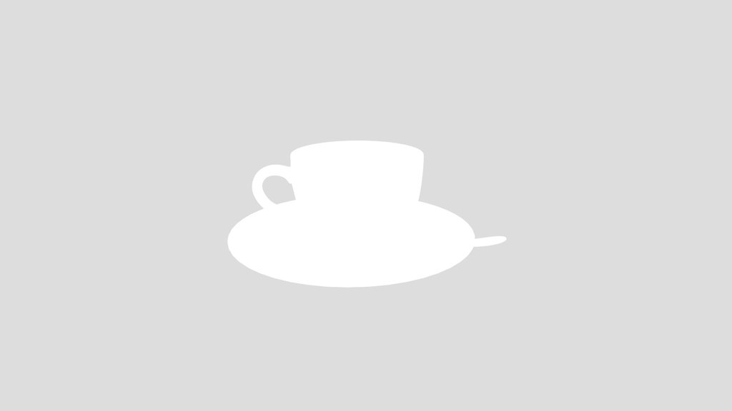 Coffee Cup Set Half Empty