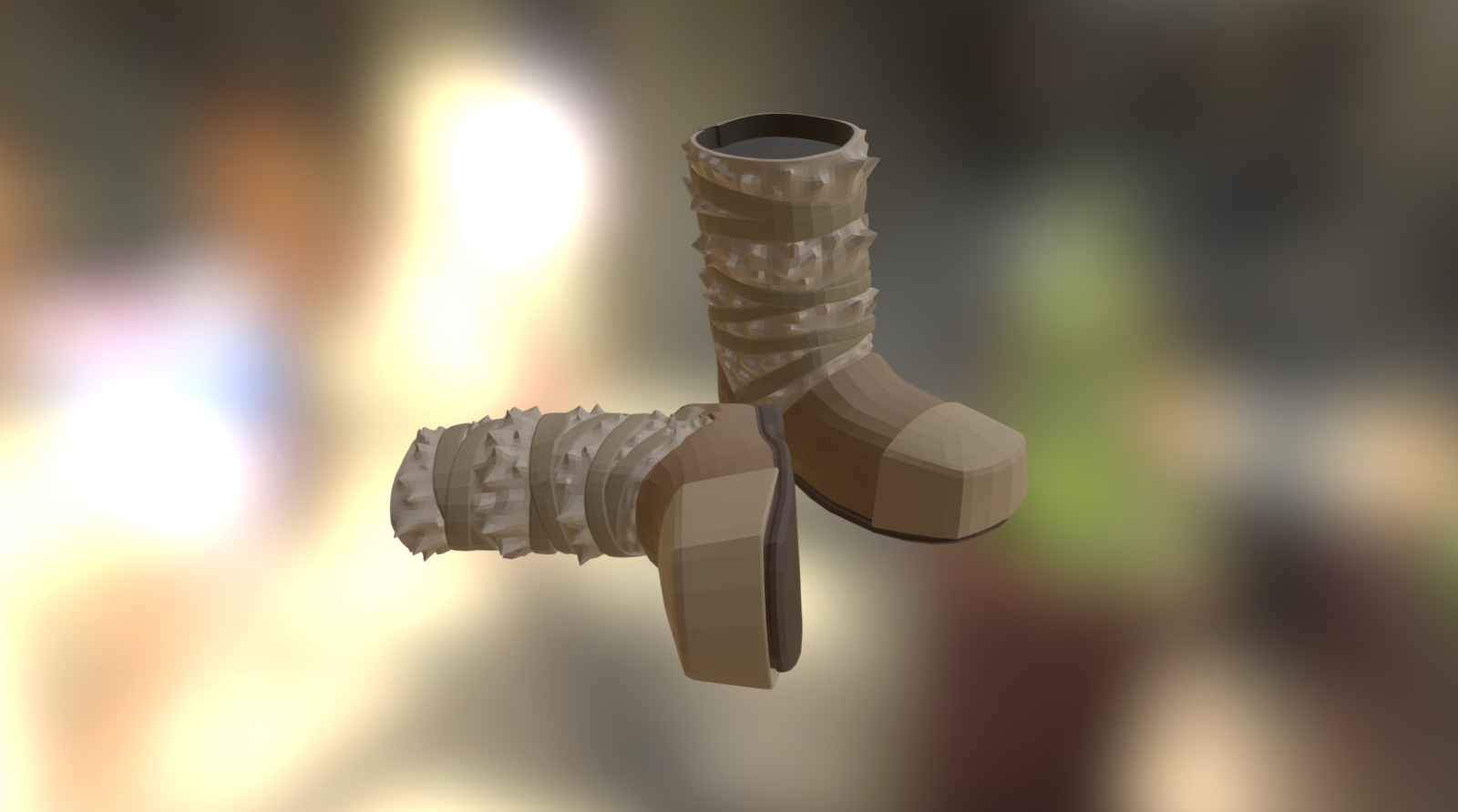 Fur Boots - Download Free 3D model by TheCaitasaurus [d37e578] - Sketchfab