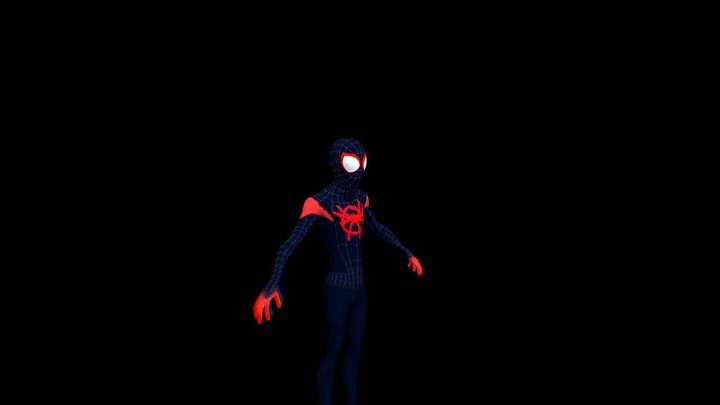 Miles Morales || Into The Spiderverse Suit 3D Model