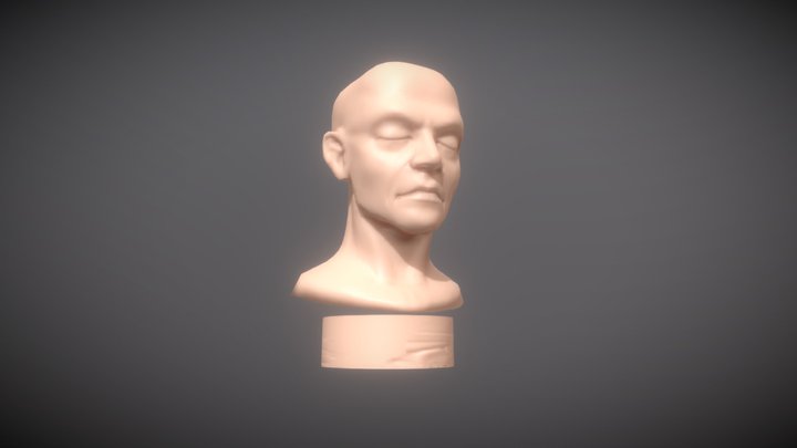 Man Head 3D Model