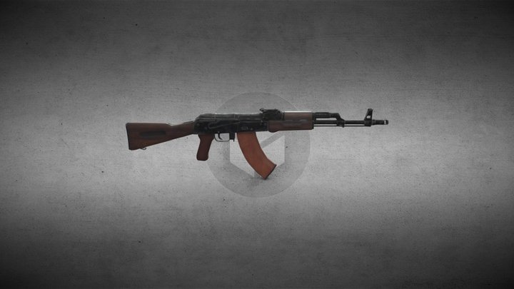 AK 74 3D Model