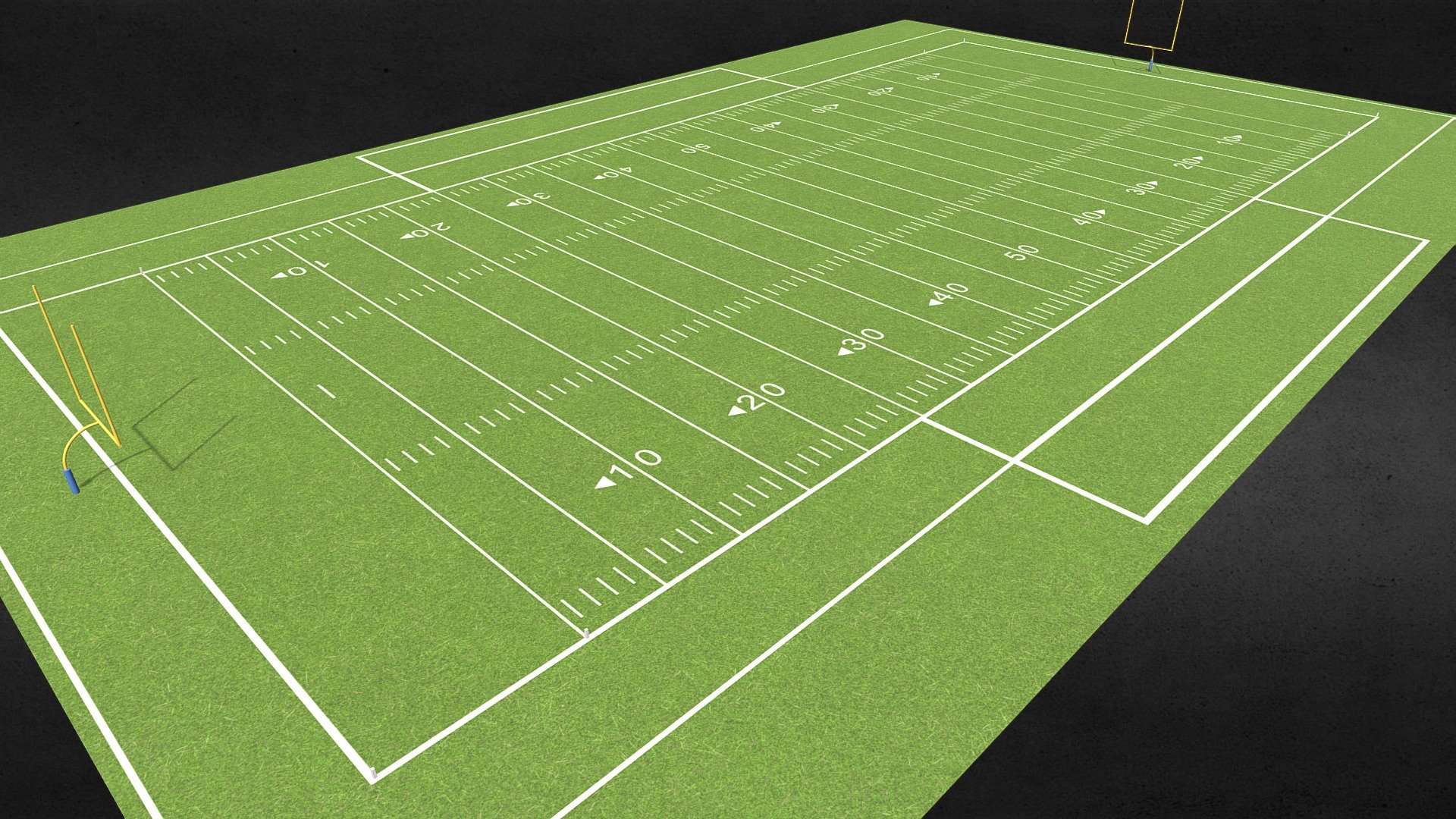 American Football Field 11 players - 3D model by JG3D (@jg-3d) [d3819b9 ...