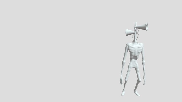 Horror-skunx-siren-head-model 3D Model