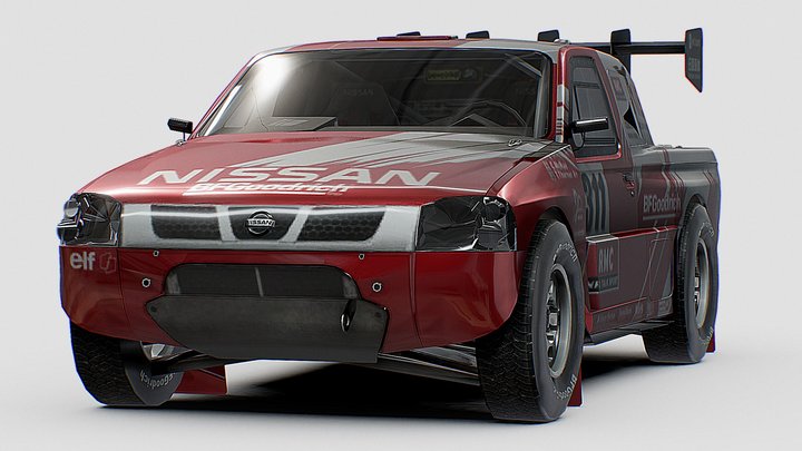 Nissan Navara From CMR 2005 | www.vecarz.com – Modelo 3D gratuito STL