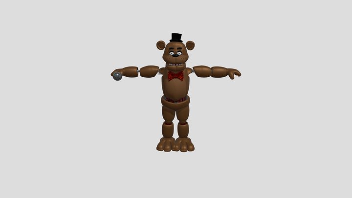 Movie Freddy Fazbear Costume Version 6 3D Model