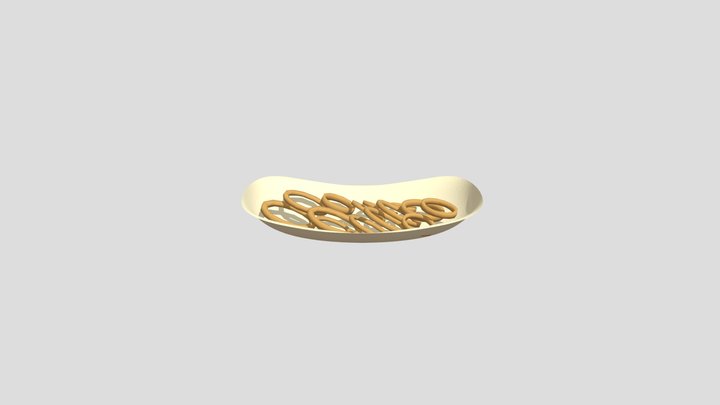 Onion Ring 3D Model