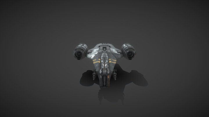 Razor Crest 3D Model