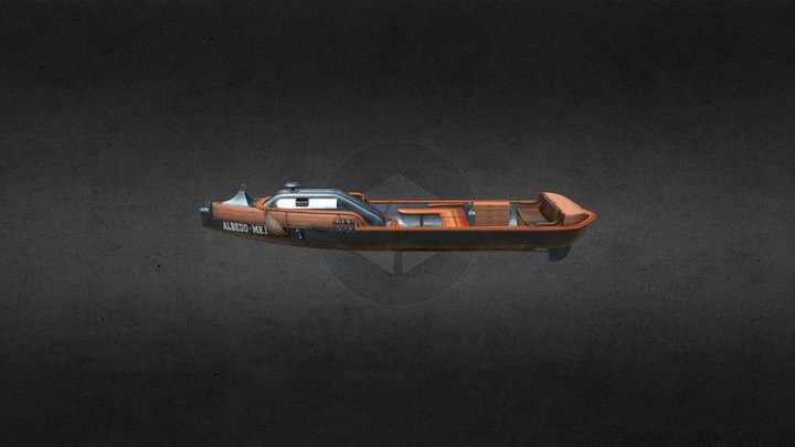 boat Albedo 3D Model