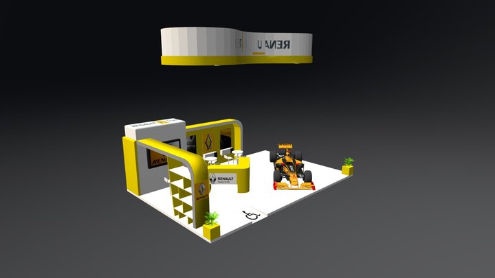 Renault F1 Team 3D Model