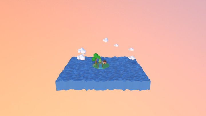 Island in the see 3D Model